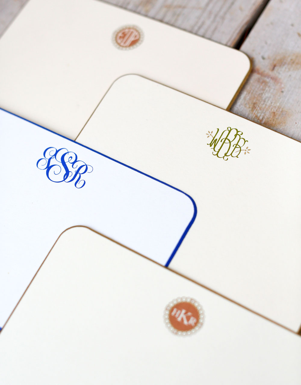 Design Inspired: Monogram Stationery Box - Damask Love